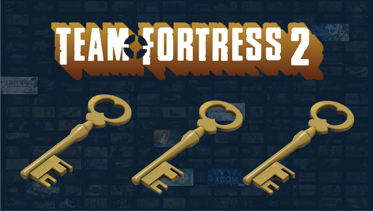 Mann Co. Supply Crate Key (Key TF2/Team Fortess Key)