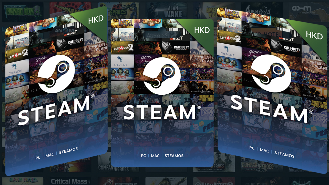 Steam Wallet HKD (Hongkong Dollar)
